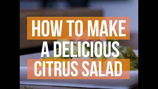 Firehouse Chef Ryan McKay’s Zesty Citrus Salad Recipe [upl. by Netneuq]