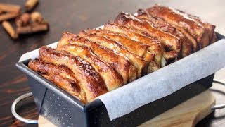 Pull Apart Cinnamon Bread Recipe  How Tasty Channel [upl. by Bunce]