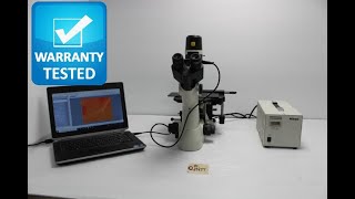 Nikon Eclipse TS100F Inverted Fluorescence Phase Contrast Microscope Pred Ts2 BOSTONIND  29254 [upl. by Munster]