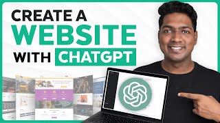 How to Create Entire Website with ChatGPT No Coding [upl. by Ahtikal248]