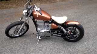 Suzuki Savage LS650S40 Custom Bobber  Chopper  walk around [upl. by Josh618]