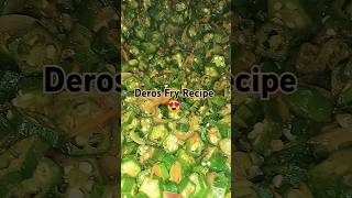 Deros Fry Recipe 😍vairal vairalshort shortsfeed shortsvideo shortsviral shortsyoutube shorts [upl. by Lebasiairam371]