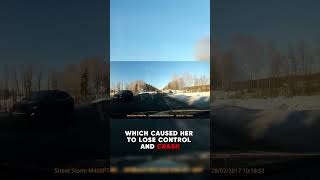 Grandma Crashes After Overtaking Illegally [upl. by Oconnor]