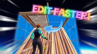 How to INSTANTLY EDIT FASTER in FORTNITE FULL GUIDE [upl. by Klara]