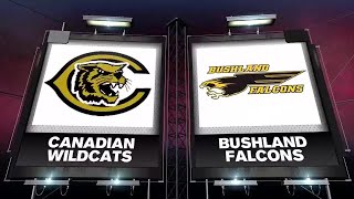 Bushland Falcons vs Canadian Wildcats Boys Basketball [upl. by Johannessen]