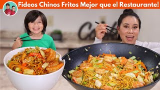 Como Hacer CHOW MEIN Mucho Mejor que el Restaurante 🍜  fideos chinos fritos [upl. by Clay921]