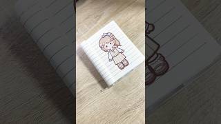 Yellow uniform for the girl 💛 stickerdecoration activitybook sticker journaling asmr [upl. by Arihsay899]