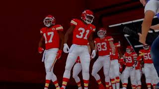 Bengals vs Chiefs NFL AFC title Madden Sim [upl. by Seely669]