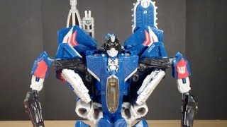 Transformers  DOTM Deluxe Thundercracker Review [upl. by Meeka295]