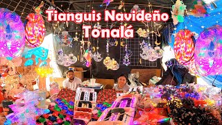 llegan las primeras luces navideñas a tonalá tianguis Navideño 2023 [upl. by Burnie449]