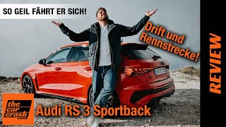 Audi RS 3 Sportback 2021 So fährt sich die DriftMaschine 💥 Fahrbericht  Review  Test  Sound [upl. by Salohcin]