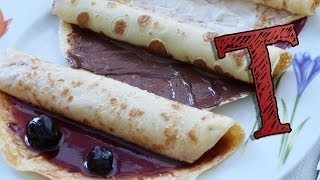 Basic Crepe Recipe  How to make Crêpes  Crepe Recipes [upl. by Ecydnac345]