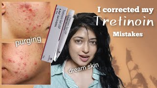 my updated ✨tretinoin✨ skincare routine for antiaging [upl. by Nugent]