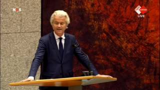 ★ Inbreng Geert Wilders Algemene Politieke Beschouwingen 2016 ★ 21092016 HD [upl. by Suolkcin]