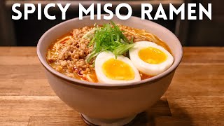 Creamy Spicy Miso Ramen in 15 Minutes [upl. by Llenaej361]