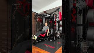 ULTIMATE HOME GYM  Shoulder training on TYTAX homegym homegymtraining shoulder motivation [upl. by Eeuqram]