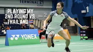 THAILAND INTERNATIONAL CHALLENGE VLOG P4 playing my 2nd round debrief [upl. by Aylatan]