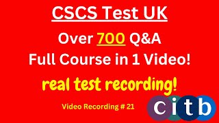 CSCS Card UK  CSCS Test 2024  CSCS Test for Green Card cscscard  21 fullcourse [upl. by Amaral163]