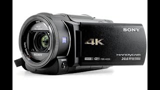 SONY CANON 4K video CAMCORDER [upl. by Assena743]