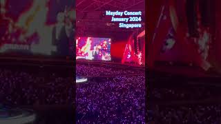 Mayday Singapore Concert on January 2024 五月天在2024年1月新加坡演唱会上表演 ”倔强” [upl. by Einnahc210]