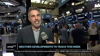 Dave Margolin Meteorologist at ICE Joins NYSE TV Live [upl. by Breanne]