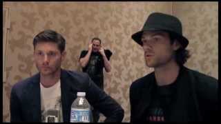 Jensen Ackles and Jared Padalecki Interview  Supernatural Season 10 [upl. by Walsh]