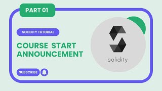 Solidity course start  Solidity tutorial  Part 01 [upl. by Attevroc610]