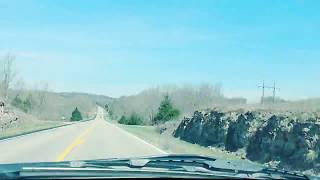 Driving in the Ozarks on Highway 5 from Rockbridge to Ava Missouri [upl. by Sirac899]