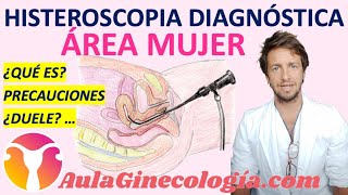 HISTEROSCOPIA DIAGNÓSTICA ¿QUÉ ES PRECAUCIONES ¿DUELE   Ginecología y Obstetricia [upl. by Refiffej]