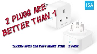 TECKIN SP23 13A WiFi Smart Plug 2 Pack [upl. by Olympia920]