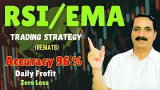 Intraday strategy for daily profit Intraday strategy for beginners RSIEMA trading strategy Hindi [upl. by Oicirbaf]