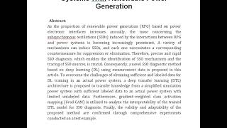 Measurement Driven Diagnostics of Mechanism and Source of Subsynchronous Oscillations in Power Syste [upl. by Nniuq]