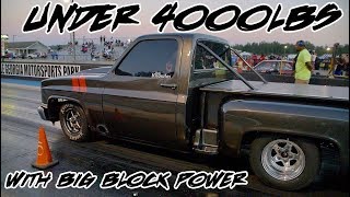 UNDER 4000 LBS AND ITS NO JOKE SICK BIG BLOCK SHORT BED STEPSIDE [upl. by Lyred]