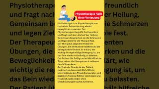 Physiotherapie deutschlernen germanlessons lernedeutsch learngerman foryou [upl. by Eislek]