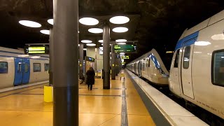 Stockholm Commuter Rail  Arlanda Central Station  Sweden  230424 [upl. by Homans277]