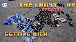 🏭 MultiRegolith Refinery And How to Get 💰 Ritch  The Crust  08  Demo Lets Play [upl. by Renado]