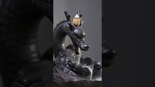 Dragon Backflow Incense Burner incenseburner zen relaxing cure Incense agarwood [upl. by Llyrrad]