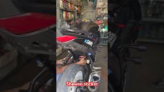 Suzuki gixxer modified bikeshawonsticker bikelife [upl. by Theta]