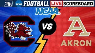 South Carolina Gamecocks vs Akron Zips  NCAA Football Live Scoreboard [upl. by Aniretac970]