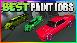 GTA 5 Online  Top 3 Best RARE Paint Jobs amp Modded Car Color Schemes 167 GTA 5 Paint Jobs 2023 [upl. by Annayd230]