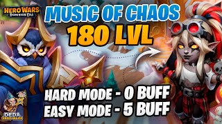 Music of Chaos 180 level  0 or 5 buffs HeroWars Dominion Era [upl. by Enelrak847]