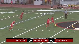 Peters Township High School Boys Soccer vs Trinity  September 3 2024 [upl. by Mushro654]