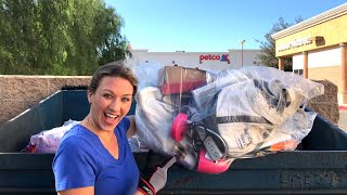 DUMPSTER DIVING Our Lucky Dumpster is full AGAIN [upl. by Aicil]