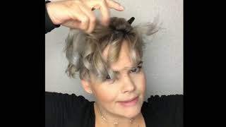 How i CURL and WAVE short hair using FLAT IRON straighteners [upl. by Leor]