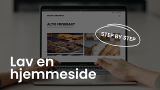 Guide Lav din egen hjemmeside  Step by step  Dandomain [upl. by Shifra829]