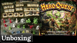 Heroquest Jungles of Delthrak  Unboxing [upl. by Schou]