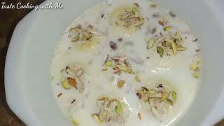 Laziza Rasmalai Recipe  By  Tasty Cooking with Me [upl. by Ilona864]