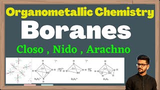 Boranes  Organometaliic Compounds  Metal Carbonyls  Clusters  CSIRNET  GATE  IIT JAM [upl. by Ecirahs]