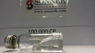 SONNEK viscosity guide quot100000 Cp  centipoisequot [upl. by Ycaj]