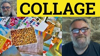 🔵 Collage Meaning  Collage Examples  Collage Definition  SemiFormal Vocabulary Collage [upl. by Blasien]